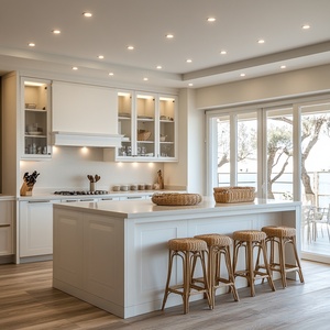 Juego de Muebles de <span class=keywords><strong>Cocina</strong></span> Modernos Personalizados, Madera Plegable de Alto Brillo con Cajones de Cierre Suave y Accesorios para Fregadero, Isla de <span class=keywords><strong>Cocina</strong></span> - Product Image 6