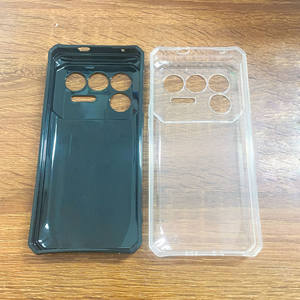 Custodia per cellulare morbida trasparente nera lucida per <span class=keywords><strong>Smartphone</strong></span> IIIF150 Raptor 5G - Product Image 6