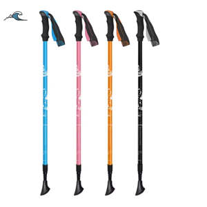 <span class=keywords><strong>Bastones</strong></span> de Esquí Telescópicos de Aluminio All-Mountain con Puntas de Acero de Tungsteno, Empuñadura de EVA, Ligeros y Duraderos para Pistas Cepilladas y Nieve Fresca - Product Image 2