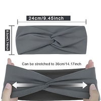 Bandeaux de yoga personnalisables pour femmes, en polyester doux et élastique, avec nœud, imprimé multicolore, collection été