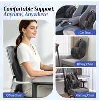 Coussin de soutien lombaire en mousse à mémoire de forme pour voiture, coussin ergonomique pour siège de voiture, chaise de bureau, fauteuil inclinable, canapé, soulagement des douleurs lombaires