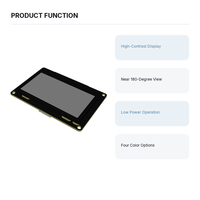 Modul Layar OLED 2 4 Inci I2C Layar Kontras Tinggi Daya Rendah 3 3V 5V untuk Dasbor Sensor Arduino