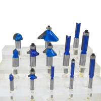 Ensemble de fraises à bois en carbure monobloc de haute qualité pour machines CNC, outils de fraisage industriels TCT pour le travail du bois