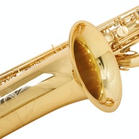 High Quality Brass Eb Baritone Saxophone with Gold Lacquer Finish Hand Engravings Easy Install Wind Instrument with Accessories