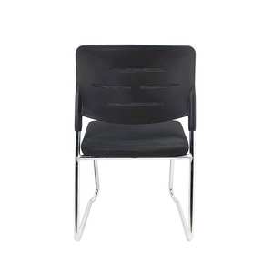Chaise de bureau à dossier bas en métal et tissu, sans accoudoirs, pour salle de réunion et formation, prix de gros abordable - Product Image 6