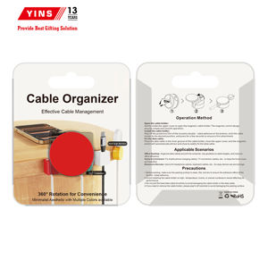 Clips de câbles adhésifs en plastique transparent durable sans trace, gestionnaires de fils magnétiques réutilisables pour l'organisation à domicile, au bureau, en voiture et sur le bureau - Product Image 2