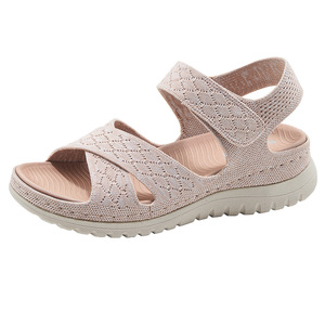 Women's Summer Lightweight Water-Resistant Slip-On Outdoor <b>Sandals</b> Non-Slip Platform Soft-Sealed <b>Flat</b> Large Size Holiday Travel - Product Image 2
