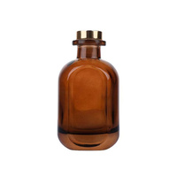 Vente en gros 150ml Bouteille vide de désodorisant Bouteille de diffuseur de roseau en verre transparent de luxe