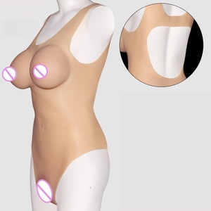 Prodotti per Adulti: Pantaloni Indossabili per Cosplay, Costume Intero da Donna per Crossdressing Taglia L, Bodysuit in Silicone per Uomo - Product Image 2