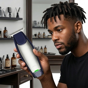 Tondeuse à barbe électrique rechargeable <span class=keywords><strong>Kemei</strong></span> <span class=keywords><strong>KM</strong></span>-<span class=keywords><strong>5021</strong></span> en acier inoxydable, kit de coupe-cheveux, tondeuse à moustache, mini rasoir électrique - Product Image 6