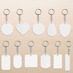Promotional Company Activity Gifts <b>Custom</b> LOGO Printed Sublimation Keyring Sublimation Metal <b>Keychain</b> - Product Image 4