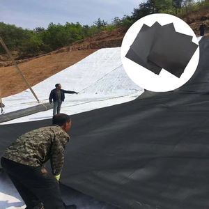 Máscara de aislamiento de residuos peligrosos médicos Geomembrana HDPE/EVA facial ligera de 2mm para vertedero para aplicaciones de presa de estanque de granja de peces - Product Image 5