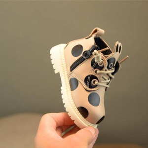 Children Cure <b>Boots</b> for Girls Boys <b>Spring</b> Autumn PU Leather <b>Boots</b> Fashion Cartoon Bear Toddler Kids Warm Winter Snow <b>Boots</b> - Product Image 5