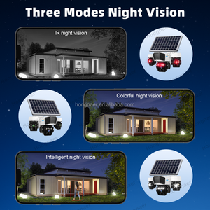 Hongnaer 15MP 3 lenti 4G Wireless ad energia solare PTZ 4G Surveil fotocamera O-KAM Pro di sicurezza all'aperto CCTV 4G Sim Card fotocamera solare - Product Image 5