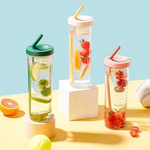 550ml 700ml Plastic <b>Water</b> <b>Bottle</b> <b>Fruit</b> <b>Infuser</b> Bpa Free Lemon <b>Infuser</b> <b>Water</b> <b>Bottle</b> with Filter - Product Image 1