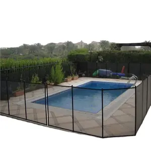 Texlin kumaş çıkarılabilir temiz nefes yüzme havuzu için kullanılan güvenlik çiti