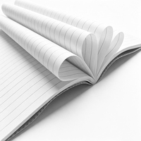 Cahier d'exercices personnalisé A5 à piqûre à cheval avec couverture souple imprimée CMJN et pages lignées pour étudiants – Vente en gros, Fournisseur OEM