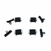 Pièces détachées automobiles Kit de réparation du clip de la sortie de l'air conditionné central avant pour Land Cruiser Prado GRJ120 2002-2009