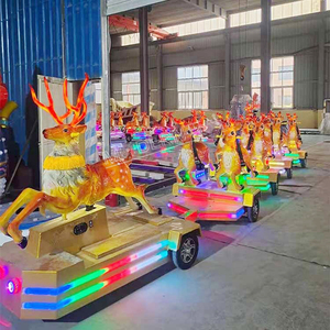 atraer a los niños estilo animal Navidad familia parque de atracciones paseos <span class=keywords><strong>tren</strong></span> sin rieles ciervos para <span class=keywords><strong>la</strong></span> venta - Product Image 5