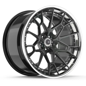 Cerchio in Lega Forgiato di Lusso Scomponibile in 2 Pezzi con Canale Rovesciato e Labbro Lucido per Auto 5x114.3 5x120 5x130 da <span class=keywords><strong>15</strong></span> 18 19 20 21 22 23 24 26 Pollici - Product Image 3