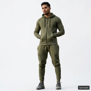 Chándal de invierno de algodón 100% con lavado ácido, talla grande, estilo urbano, marca privada, con opción de etiqueta personalizada - Product Image 1