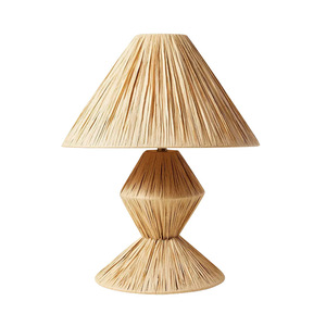 Lampe sur pied style Wabi Sabi, source de lumière LED, commande par interrupteur, pour salon, chambre, bureau - Product Image 5