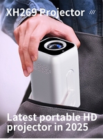 XH269 - Smartphone Android 13 avancé avec WiFi 4K, mémoire 2 Go, LED 1080P natif, projecteur vidéo domestique 3D, nouveau design Full HD