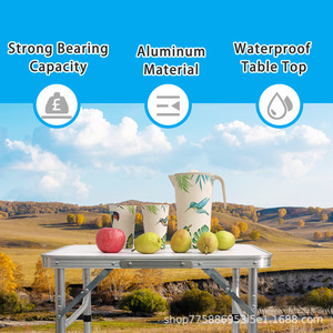 Tavolo <span class=keywords><strong>Pieghevole</strong></span> in Lega di Alluminio per Campeggio Moderno ed Esplosivamente Innovativo con Borsa a Rete, Portatile, Resistente alle Intemperie e Durevole - Product Image 5