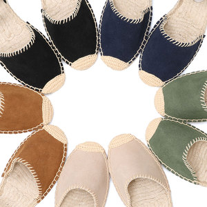 Sandalias <span class=keywords><strong>Romanas</strong></span> de Ante Vacuno Directas de Fábrica, <span class=keywords><strong>Alpargatas</strong></span> de Verano sin Cordones, Zapatos de Venta Caliente para Niñas, Precio Competitivo del Mercado - Product Image 5