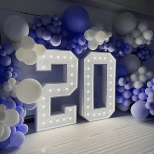 Insegna Luminosa LED Luxmood per Matrimoni, Decorazione 'Sposami', Numeri Grandi Illuminati, Logo in Acciaio Inox per Anniversari - Product Image 5