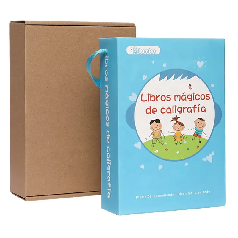 hot sale Spanish language customized magic writing practice sank reusable writing practice book copybook school for kids