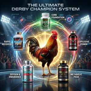 Marca Privada |   Tabletas Racing Rooster Aminoplex 100 Unidades, Potenciador de Aminoácidos de Alta Potencia, Refuerzo Inmunológico de Alta Proteína, Anti-Fatiga - Product Image 5
