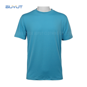 Su misura collo a costine girocollo 95 poliestere hanno cotone sentire le camicie da <span class=keywords><strong>donna</strong></span> colore semplice sublimazione per le donne degli uomini - Product Image 6