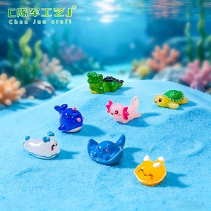 Animaux marins : requin marteau, lièvre de mer, dauphin, crocodile, <span class=keywords><strong>tortue</strong></span>, requin citron, dragon hexagonal, narval blanc, rayon, pieuvre - Product Image 3