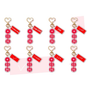 Portachiavi con logo KPOP all'ingrosso di J-Hope, JIN, JIMIN, V, <span class=keywords><strong>SUGA</strong></span>, RM, JK, ARIRANG - Ciondolo in acrilico per borsa, regalo per il World Tour - Product Image 1