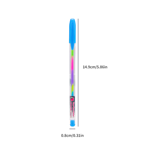 Set di 6/12 Penne Gel Fluorescenti dai Colori Vivaci |   <span class=keywords><strong>Inchiostro</strong></span> Continuo con <span class=keywords><strong>Pennino</strong></span> da 1.0mm <span class=keywords><strong>per</strong></span> Journaling, Disegno e Appunti - Product Image 3