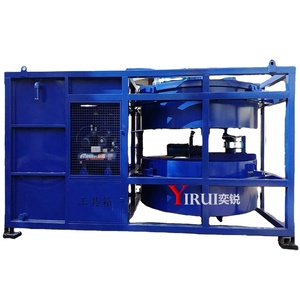 Système de mélange de ciment bentonite efficace avec réservoir supérieur de 3000 L et pompes à alimentation directe de 50 m³/h pour un injecteurage continu - Product Image 1