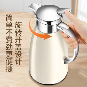 Termo de 2L, Botella de Agua Aislada de Acero Inoxidable 304, Jarra de Agua Caliente de Gran Capacidad para el Hogar - Product Image 3