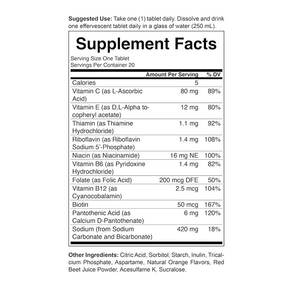 Tableta de vitamina C, tabletas de suplementos de salud para ayudar al sistema inmunológico para blanquear la piel, Protección corporal, mesa efervescente de vitamina C - Product Image 2