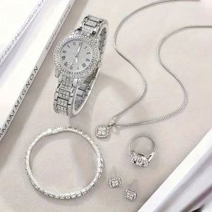 Reloj Popular/Crane para Mujer, Modelo XSVO Cornucopia, Moda Casual, Números Romanos, Aleación, Brazalete de Diamantes, Acero Inoxidable, 3BAR - Product Image 4