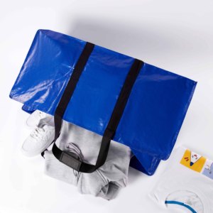 <b>Extra</b> <b>Large</b> Heavy Duty PP Woven Storage <b>Bags</b> with Zippers for Living Room Moving and Organization - Product Image 2