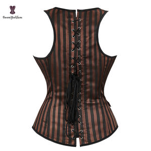 Costume de cosplay de <span class=keywords><strong>pirate</strong></span> pour femmes grande taille S-6XL, robe steampunk, veste en cuir, corset <span class=keywords><strong>bustier</strong></span> avec poche - Product Image 4