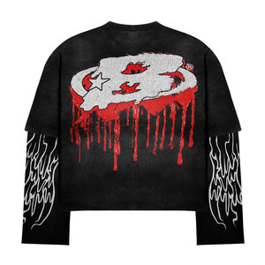 Sudadera de Moda Urbana de Alta Calidad para Hombre, Diseño Estampado de Última Moda, Felpa de Algodón, Tallas Grandes, Sudadera de Invierno para Hombre - Product Image 2
