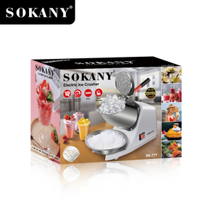 Marca Premium RAF SOKANY Precio de fábrica Ce ROSH Certificación Máquina de nieve Trituradora de hielo eléctrica semiautomática - Product Image 3