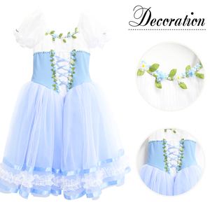 Di alta qualità <span class=keywords><strong>blu</strong></span> da giardino in maglia abito di scena costumi da ballo Costume vestito per cantanti ballerino - Product Image 2