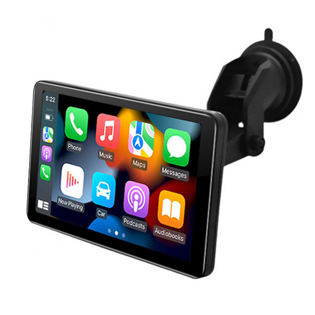 7-inch Full Touchscreen Wireless CarPlay Portable Display Car Navigation System MP5 Player for Vehicles