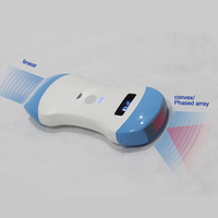 Ecógrafo de Bolsillo Portátil con Transductor Doppler Color JM-5CPL 3 en 1 para Uso Humano y Veterinario