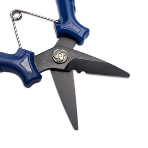 Lu Ban's Work Electrician Shears Stainless Steel Blue Multi Purpose Wire Cutters Industrial Grade - Product Image 3