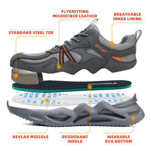 <span class=keywords><strong>Scarpe</strong></span> <span class=keywords><strong>Antinfortunistiche</strong></span> Resistenti per Edilizia, Manutenzione di Apparecchiature Elettriche e Lavori in Cantiere - Product Image 2