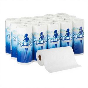 Sparkle - Toallas de Papel en Rollo Perforadas, Desechables, Reciclables, Suaves, de 3 Capas, Blancas, GP PRO (Georgia-Pacific), 2717714, 85 Hojas por Rollo - Product Image 1